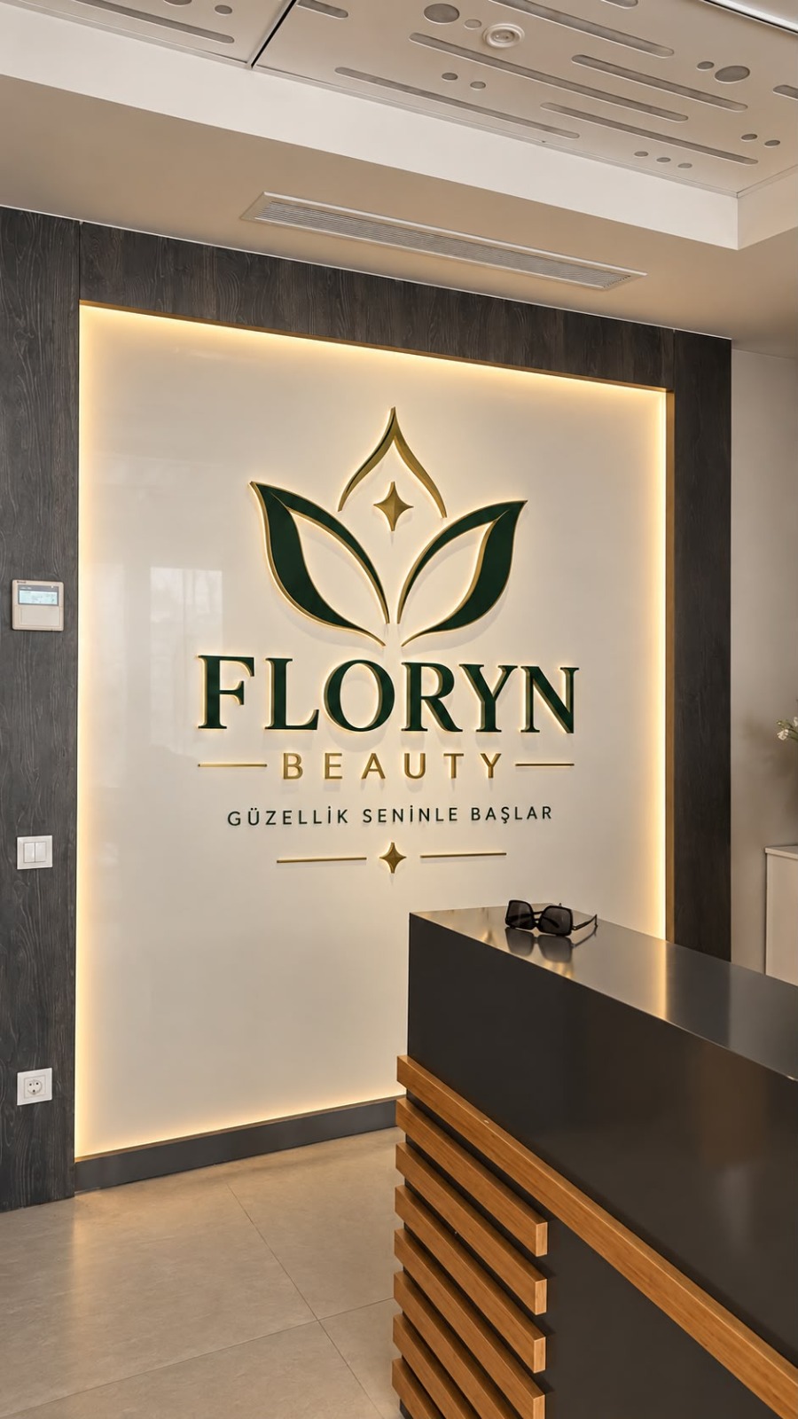 Floryn Beauty stüdyo girişi